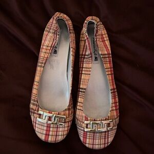 Vintage Plaid Ballet Flats